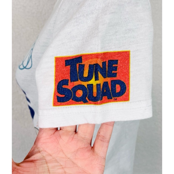 SPACE JAM • White/Multi Bugs Bunny Basketball Short Sleeve Tee - Picture 6 of 16